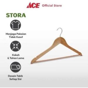 2 Gantungan Baju Kayu Terbaik 3 Rekomendasi cea